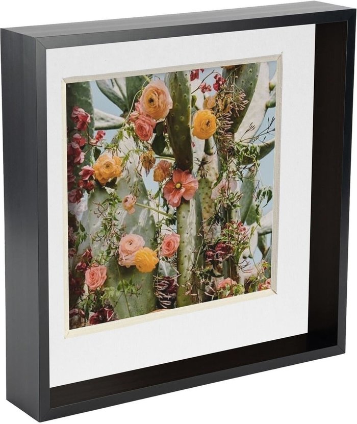 The Range | Nicola Spring 3D Deep Box Photo Frames - 10 x 10 Nicola Spring 3D Deep Box Photo Frames - 10 x 10