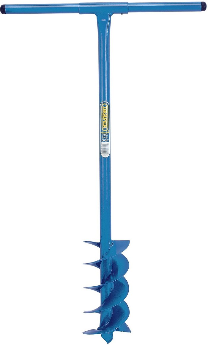 The Range | Draper Draper Fence Post Auger - Blue / 105cm Draper Draper Fence Post Auger - Blue / 105cm