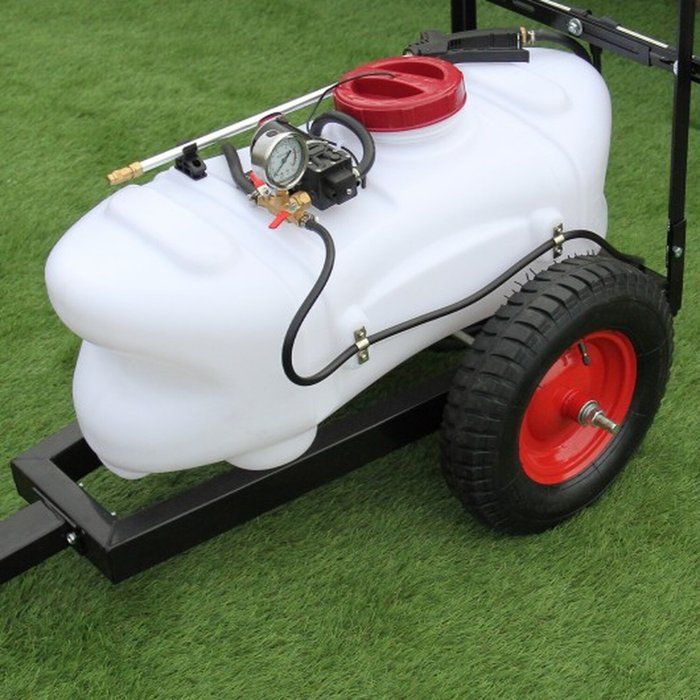 The Range | Maxblast 100L ATV Trailer and Sprayer - White Maxblast 100L ATV Trailer and Sprayer - White