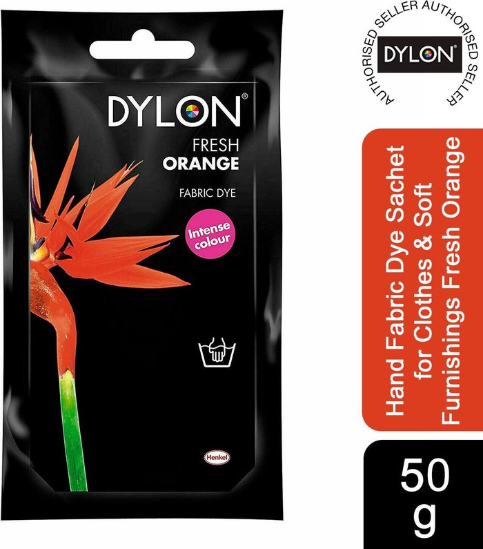 The Range | Dylon Dylon Hand Fabric Dye - Fresh Orange Dylon Dylon Hand Fabric Dye - Fresh Orange