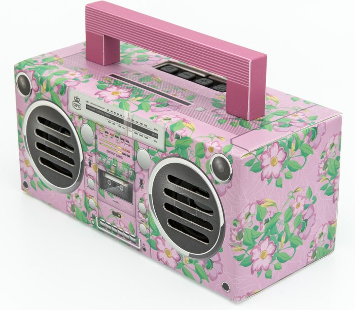 The Range | Gpo GPO BRONX Mini Portable Bluetooth Speaker - Floral Pink Gpo GPO BRONX Mini Portable Bluetooth Speaker - Floral Pink