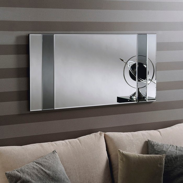 The Range | Yearn Mirrors Yearn Mirrors Yearn Contemporary Bevelled Wall Mirror With Smoked Panels Yearn Mirrors Yearn Mirrors Yearn Contemporary Bevelled Wall Mirror With Smoked Panels