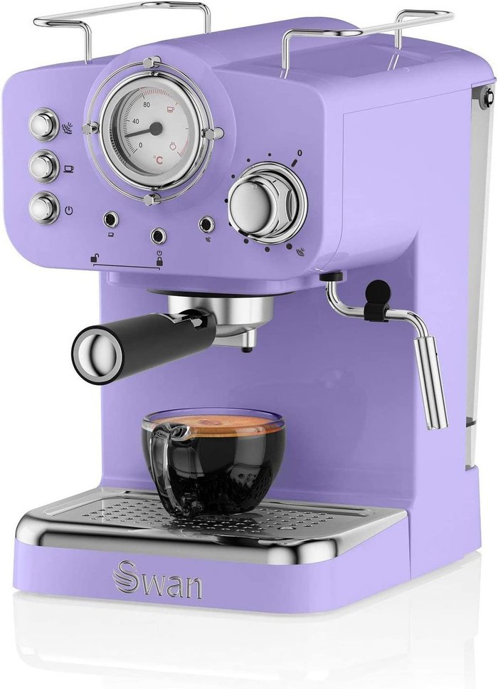 The Range | Swan Swan SK22110PURN Pump Espresso Coffee Machine - Purple Swan Swan SK22110PURN Pump Espresso Coffee Machine - Purple