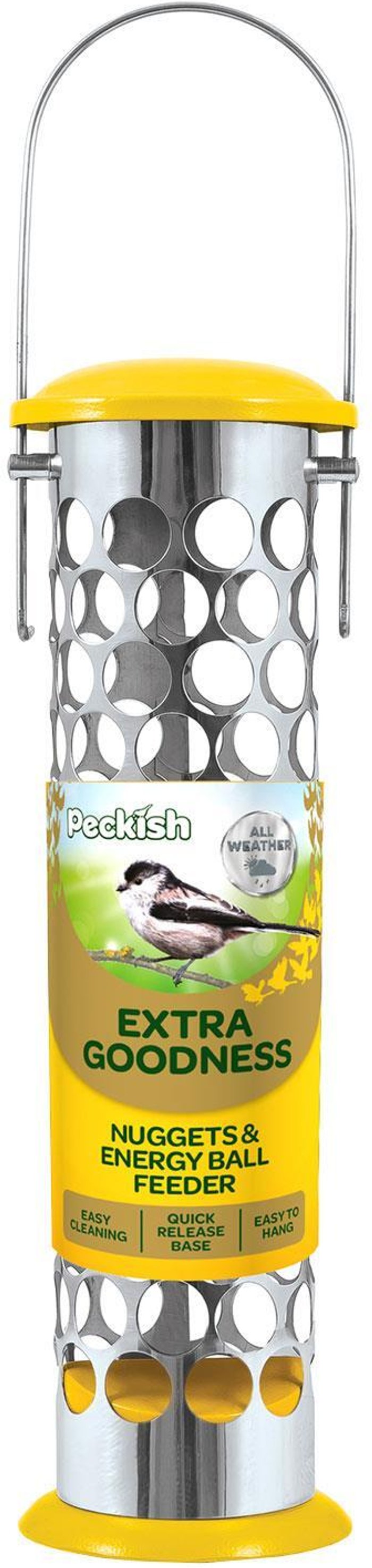 The Range | Peckish Extra Goodness Bird Feeder For Energy Balls With Quick Release Base 30Cm Peckish Extra Goodness Bird Feeder For Energy Balls With Quick Release Base 30Cm