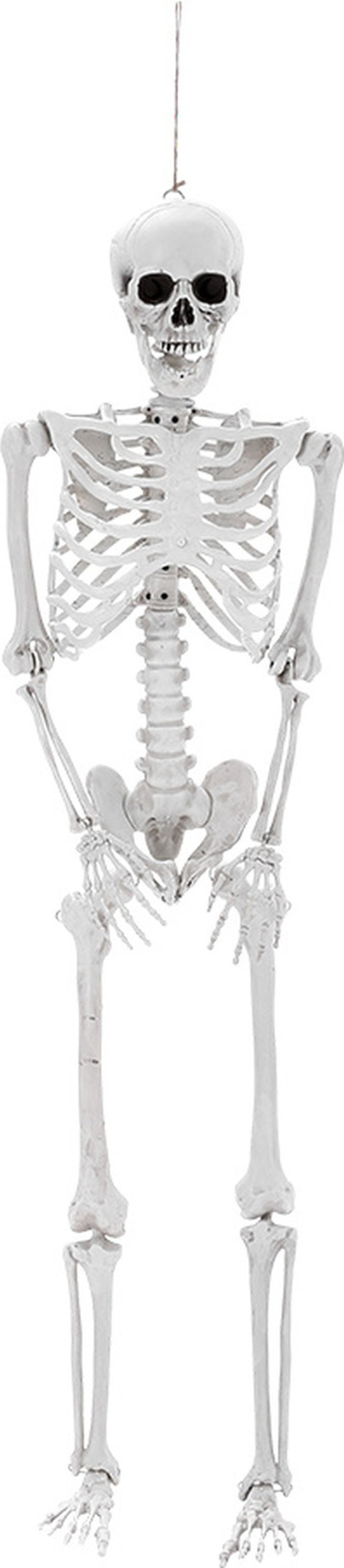 The Range | Livingandhome Halloween Hanging Poseable Skeleton - White Livingandhome Halloween Hanging Poseable Skeleton - White