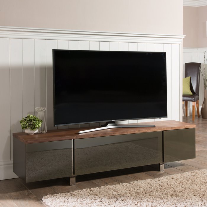 The Range | Alphason Alphason Regent 1800 TV Stand - Walnut Alphason Alphason Regent 1800 TV Stand - Walnut