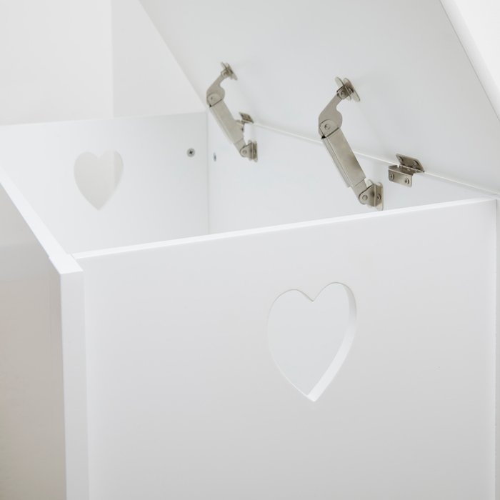 The Range | Dunelm White Heart Cut Out Storage Box White Dunelm White Heart Cut Out Storage Box White
