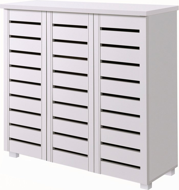 The Range | Essential Design Shoe Cabinet - White / 98.3cm Essential Design Shoe Cabinet - White / 98.3cm