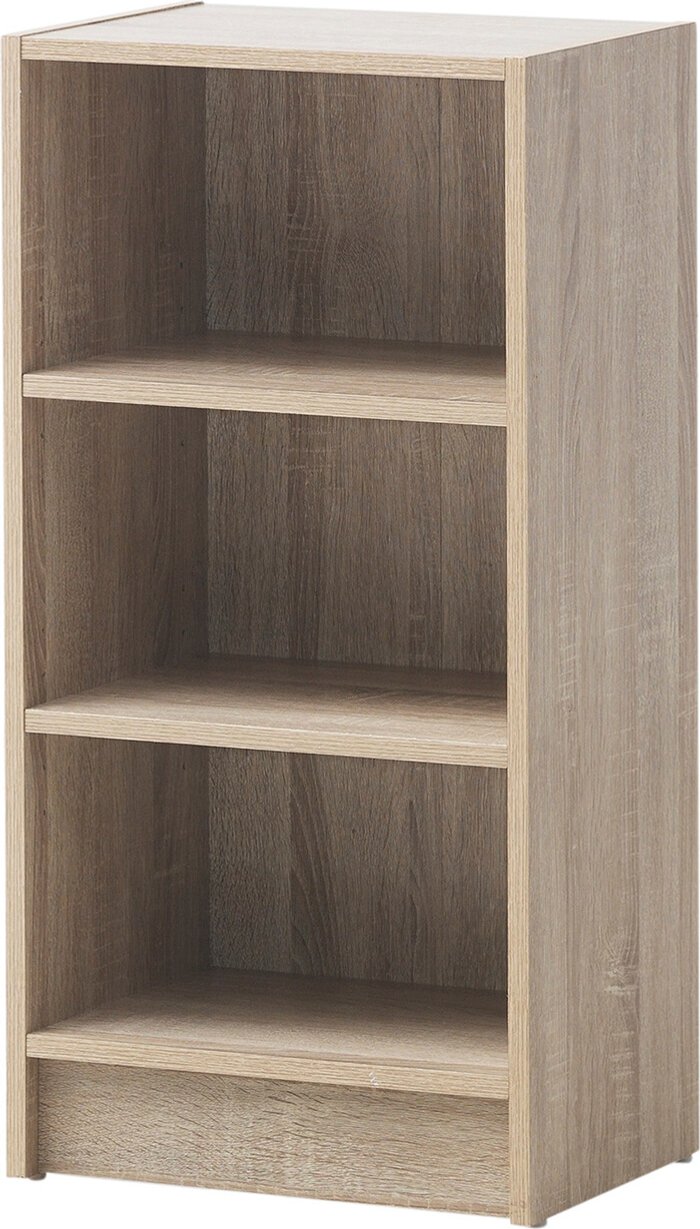 The Range | Essentials Narrow Bookcase - Sonoma Oak / Small Essentials Narrow Bookcase - Sonoma Oak / Small