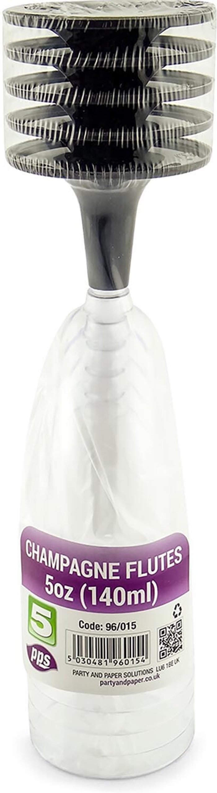 The Range | Pack of Five Plastic Champagne Flutes Pack of Five Plastic Champagne Flutes