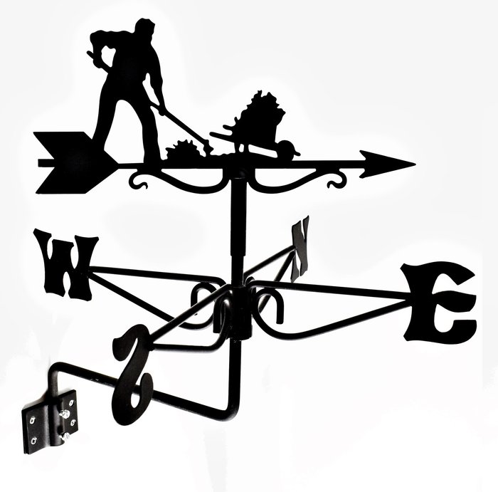 The Range | Espira Gardener Mini Weathervane - Black Espira Gardener Mini Weathervane - Black