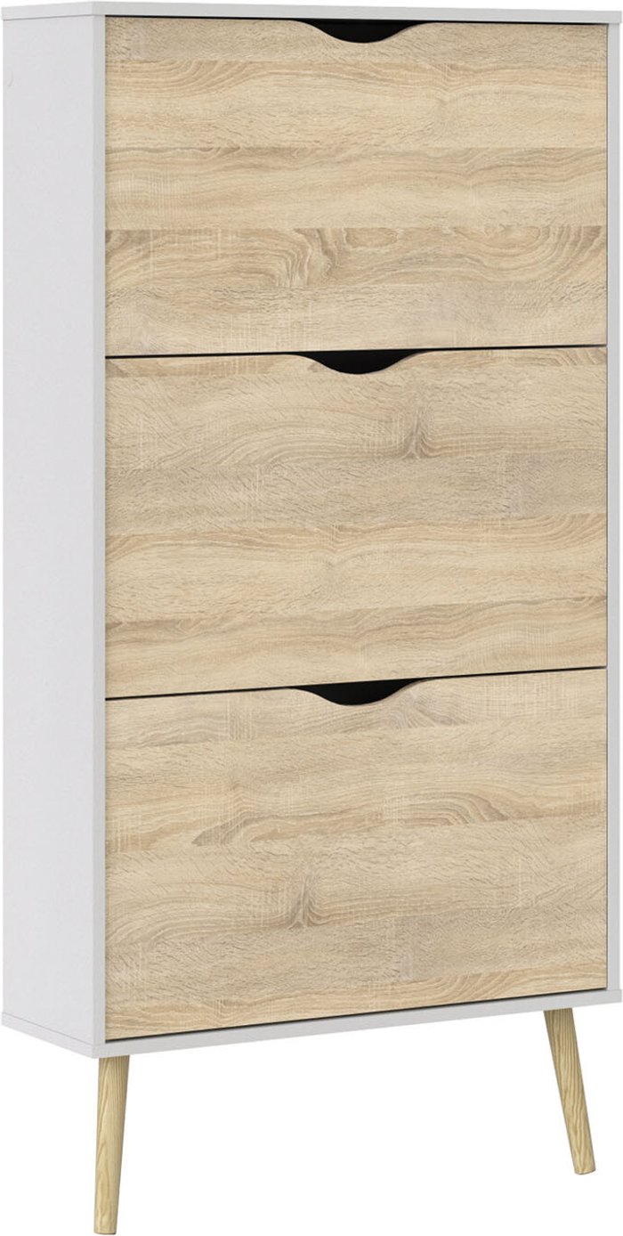 The Range | Furniture To Go Oslo 3-Drawer Shoe Cabinet Furniture To Go Oslo 3-Drawer Shoe Cabinet