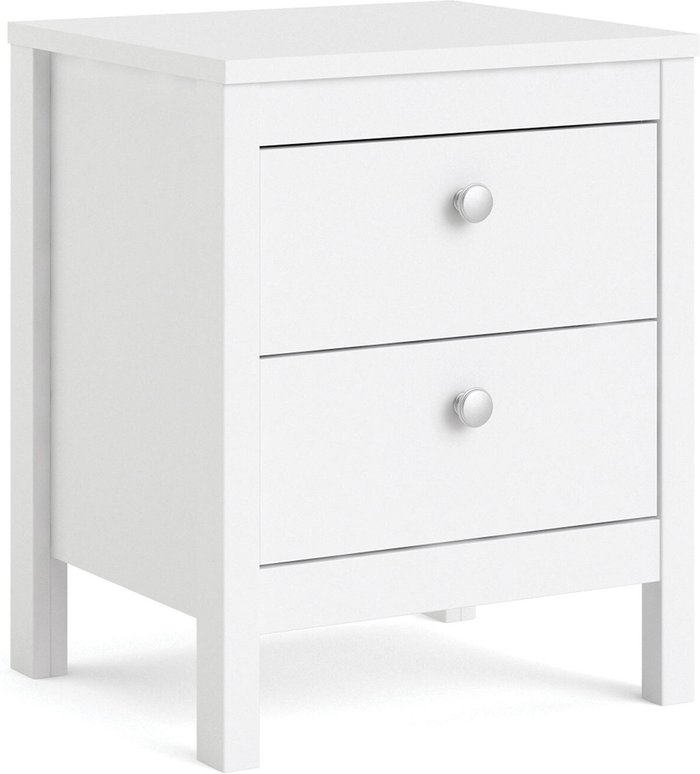 The Range | Furniture To Go Madrid Bedside Table - White Furniture To Go Madrid Bedside Table - White