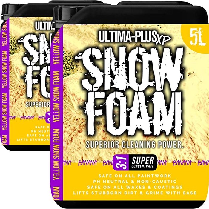 The Range | Ultima-Plus XP Banana Snow Foam Car Shampoo And Wash - Yellow / 10kg Ultima-Plus XP Banana Snow Foam Car Shampoo And Wash - Yellow / 10kg