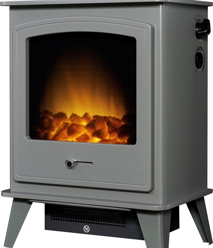 The Range | Adam Adam Dorset Electric Stove in Grey - Grey Adam Adam Dorset Electric Stove in Grey - Grey