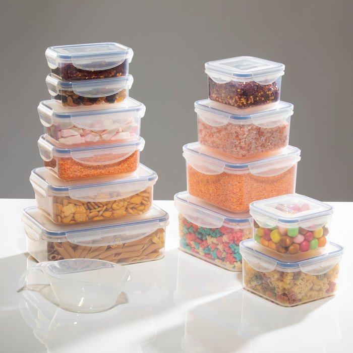 The Range | Gr8 Home 12 Piece Food Storage Containers Set With Boxes Lids - Clear Gr8 Home 12 Piece Food Storage Containers Set With Boxes Lids - Clear