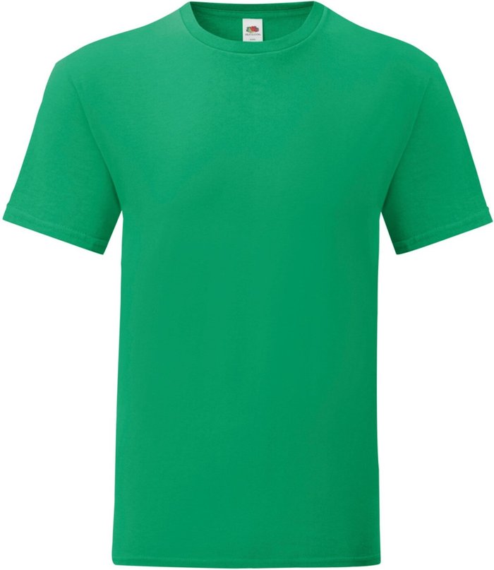 The Range | Fruit Of The Loom Mens Iconic T-Shirt (Pack Of 5) - PC4369 - Kelly Green / Kelly Green / M Fruit Of The Loom Mens Iconic T-Shirt (Pack Of 5) - PC4369 - Kelly Green / Kelly Green / M