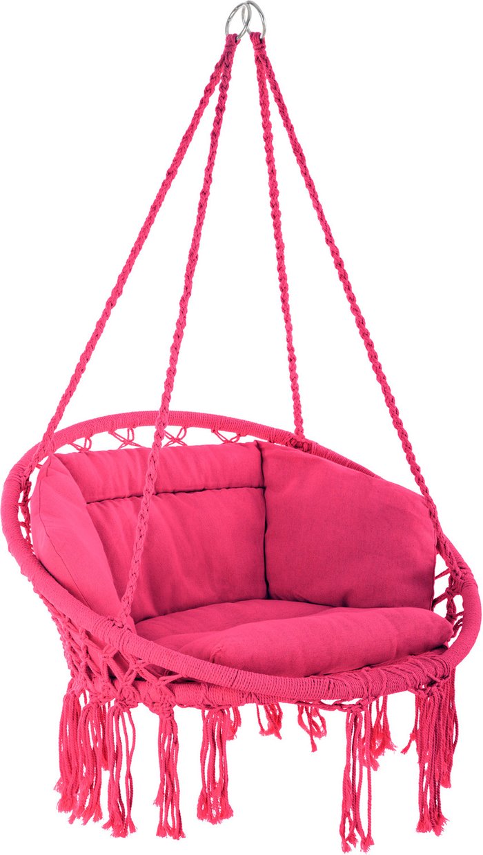 The Range | TECTAKE Tectake Hanging Chair Grazia Pink TECTAKE Tectake Hanging Chair Grazia Pink