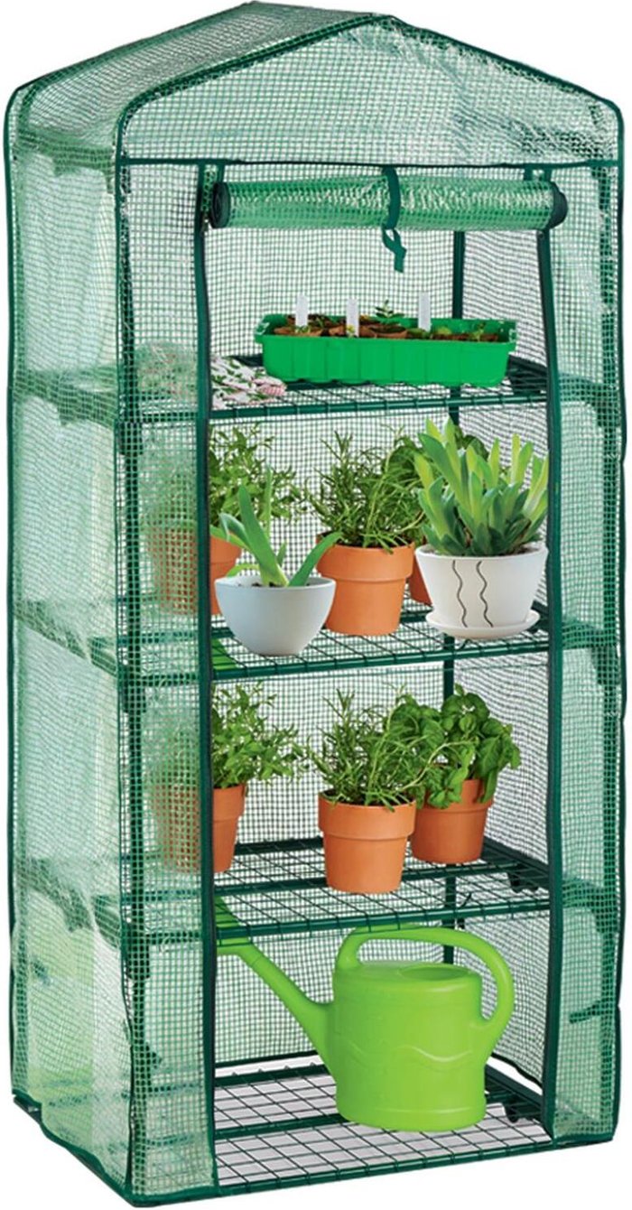 The Range | Harbour Housewares Harbour Housewares 4-Tier Polytunnel Greenhouse - Green - Green Harbour Housewares Harbour Housewares 4-Tier Polytunnel Greenhouse - Green - Green