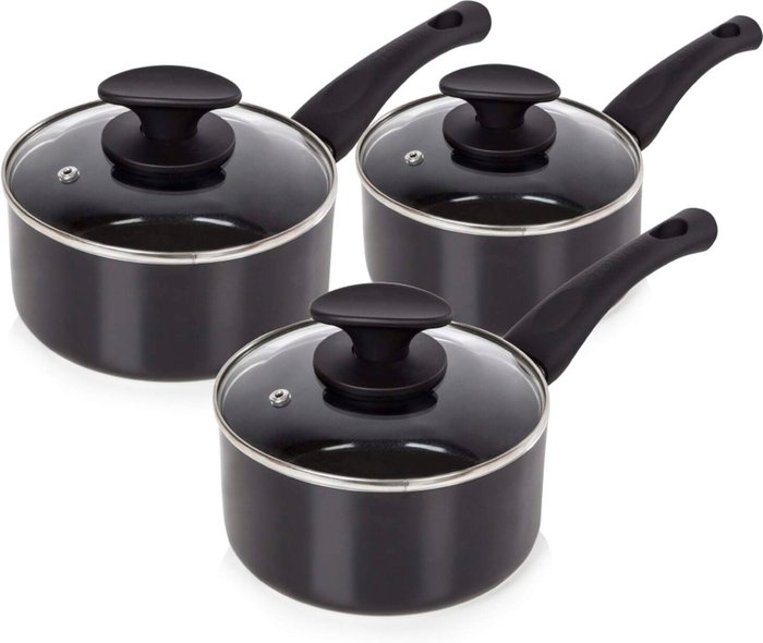 The Range | Prestige Prestige Tower 3 Piece Ceramic Pan Set Prestige Prestige Tower 3 Piece Ceramic Pan Set