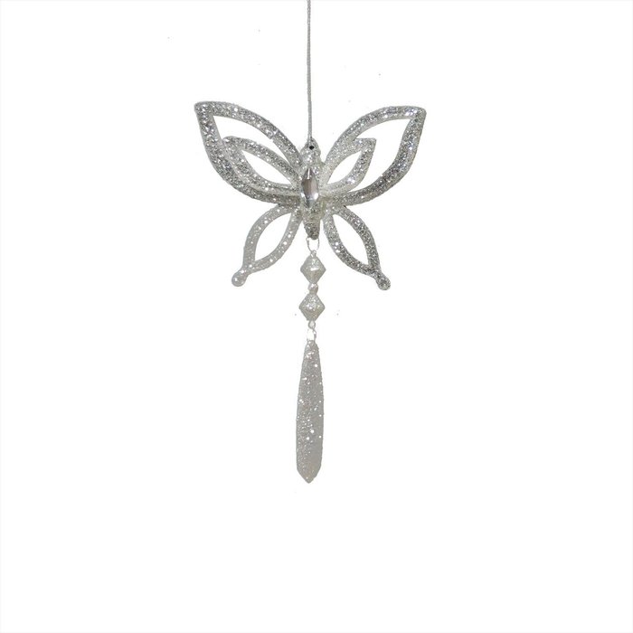 The Range | Truly Sumptuous Silver Glitter Butterfly Droplet - Silver Truly Sumptuous Silver Glitter Butterfly Droplet - Silver