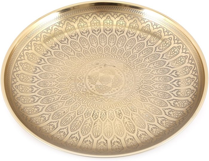 The Range | Gloriously Good Gold Ornament Decorative Tray - Gold Gloriously Good Gold Ornament Decorative Tray - Gold