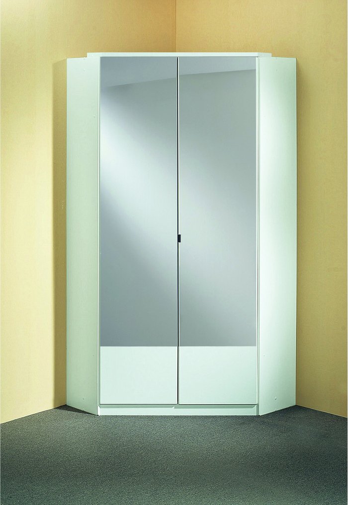 The Range | Tjs Imago White 2 Door Corner Wardrobe - White Tjs Imago White 2 Door Corner Wardrobe - White