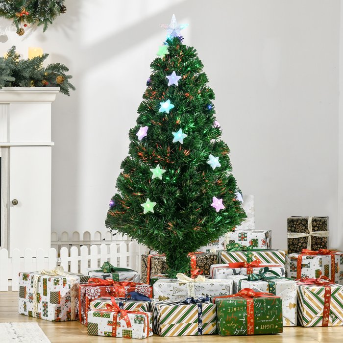 The Range | Bon Noel Bon Noel 4ft Green Pre-Lit Artificial Christmas Tree with Star LED Lights Bon Noel Bon Noel 4ft Green Pre-Lit Artificial Christmas Tree with Star LED Lights