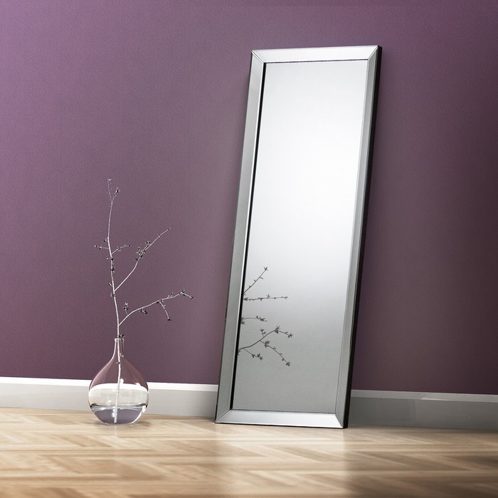 The Range | Julian Bowen Soprano Lean-To Dress Mirror - White Julian Bowen Soprano Lean-To Dress Mirror - White