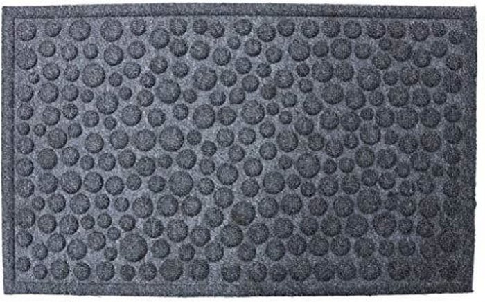 The Range | MUD STOPPER Millbrook Door Mat Rubber Backed Fossil Grey 45 x 75 cm - Grey MUD STOPPER Millbrook Door Mat Rubber Backed Fossil Grey 45 x 75 cm - Grey