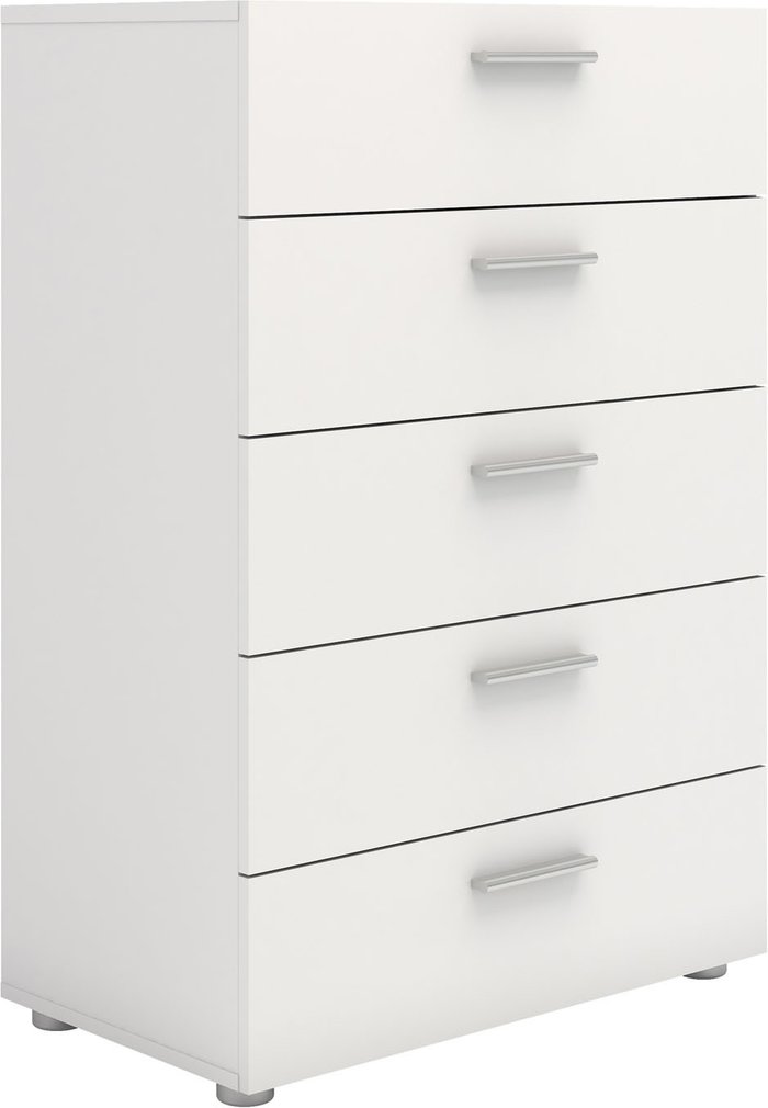 The Range | Furniture To Go Pepe Chest of 5 Drawers - White Furniture To Go Pepe Chest of 5 Drawers - White