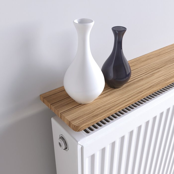 The Range | Wickes Oak Radiator Shelf - 18 x 150 x 600mm Wickes Oak Radiator Shelf - 18 x 150 x 600mm
