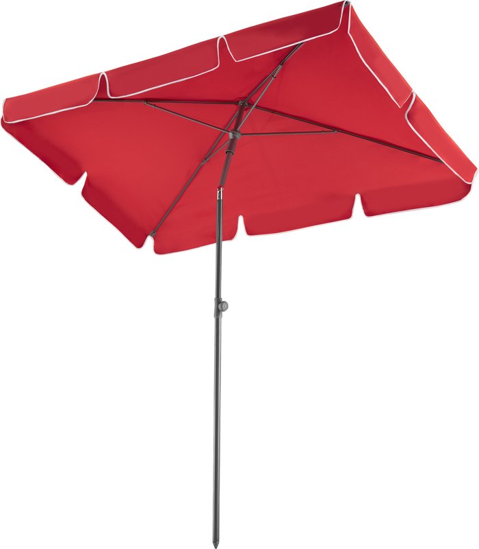 The Range | TECTAKE Tectake Parasol Vanessa Height-adjustable And Tiltable (200X125cm) Red TECTAKE Tectake Parasol Vanessa Height-adjustable And Tiltable (200X125cm) Red