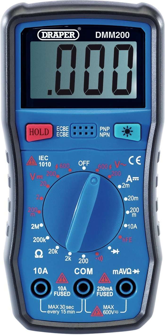 The Range | Draper Draper DMM200 Digital Multimeter Draper Draper DMM200 Digital Multimeter