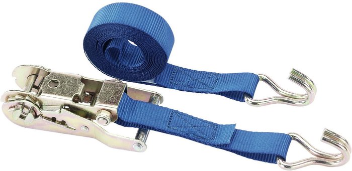 The Range | Draper Draper Heavy Duty Ratcheting Tie Down Straps 25mm 3m 250kg Draper Draper Heavy Duty Ratcheting Tie Down Straps 25mm 3m 250kg