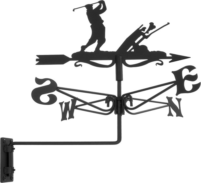 The Range | Espira Golfer Mini Weathervane - Black Espira Golfer Mini Weathervane - Black