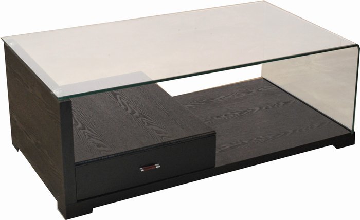 The Range | Tjs Milano One Drawer Coffee Table - Black Tjs Milano One Drawer Coffee Table - Black