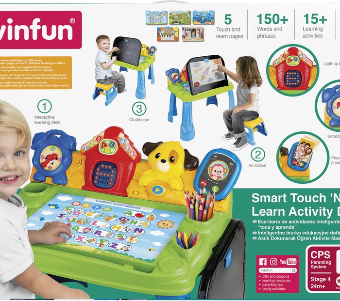 The Range | Winfun Winfun Smart Touch & Learn Activity Desk with Stool Winfun Winfun Smart Touch & Learn Activity Desk with Stool