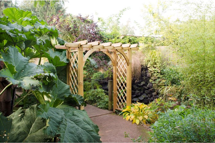 The Range | Forest Garden Large Ultima Pergola Arch Forest Garden Large Ultima Pergola Arch