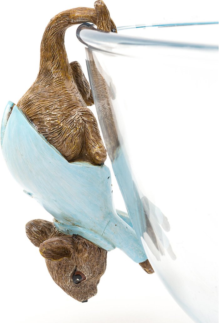 The Range | Pot Buddies Beatrix Potter Johnny Town-Mouse Plant Pot Hanger - Light Blue Pot Buddies Beatrix Potter Johnny Town-Mouse Plant Pot Hanger - Light Blue