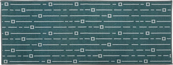 The Range | JVL JVL 57x150cm Savio Machine Washable Runner Mat - Teal JVL JVL 57x150cm Savio Machine Washable Runner Mat - Teal
