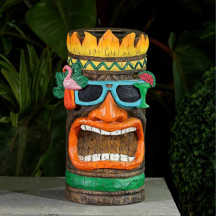 The Range | Gudrum Gudrum Tiki Garden Solar Ornament Medium 30cm Gudrum Gudrum Tiki Garden Solar Ornament Medium 30cm