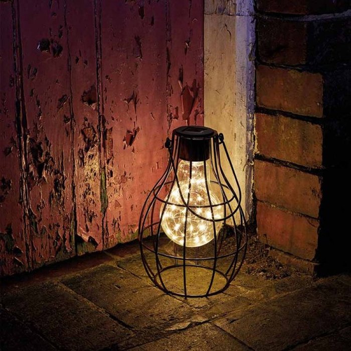 The Range | GARDEN MILE Solar Powered Hanging Copper Large LED Lantern Firefly Lights GARDEN MILE Solar Powered Hanging Copper Large LED Lantern Firefly Lights