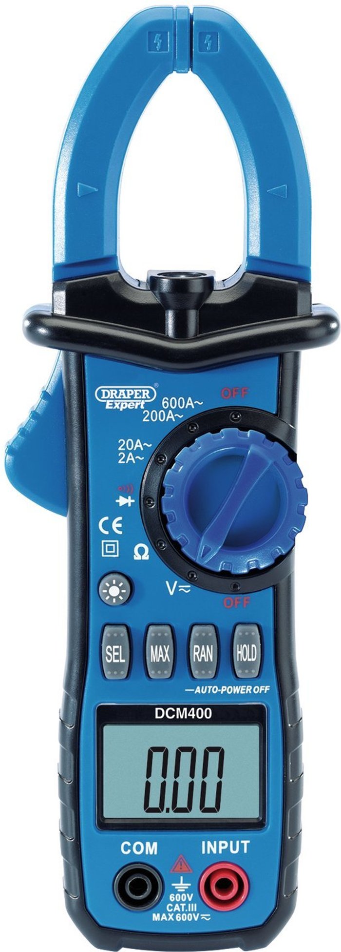 The Range | Draper Draper DCM400 Digital Clamp Meter Draper Draper DCM400 Digital Clamp Meter
