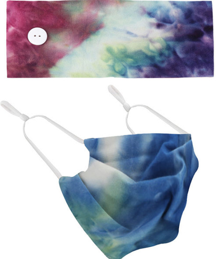 The Range | Headband and Face Mask Set - Tie Dye x1 / 1 Headband and Face Mask Set - Tie Dye x1 / 1