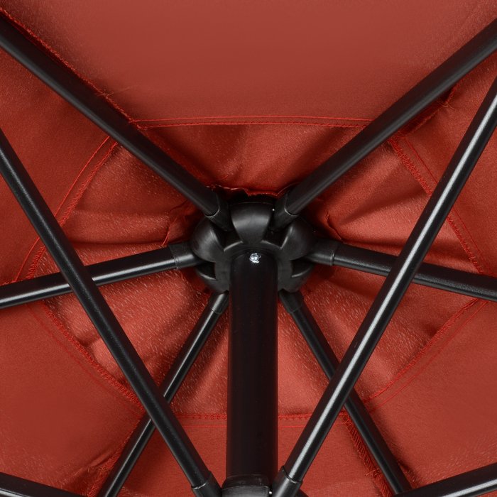 The Range | Outsunny 2m Parasol Patio Umbrella - Wine Red Outsunny 2m Parasol Patio Umbrella - Wine Red