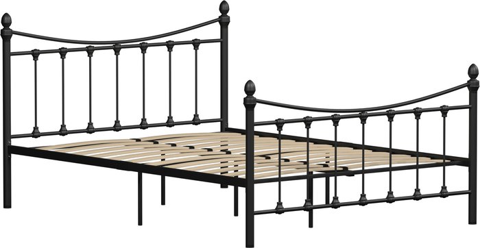 The Range | Paris Metal Bed - Black / Double / 198cm Paris Metal Bed - Black / Double / 198cm