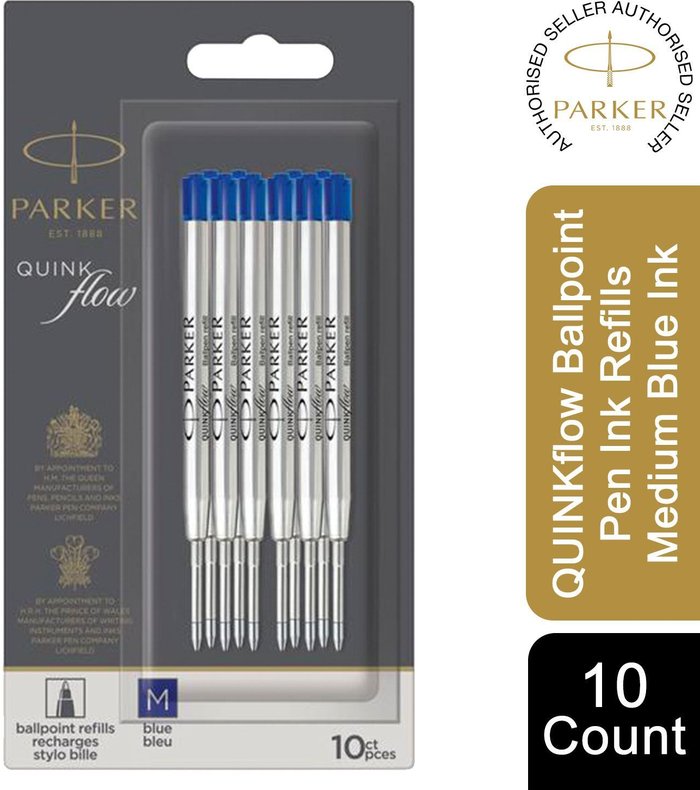 The Range | Parker Parker Inkflow Ballpoint Pen Medium Tip Ink Refills - Blue / 46g Parker Parker Inkflow Ballpoint Pen Medium Tip Ink Refills - Blue / 46g
