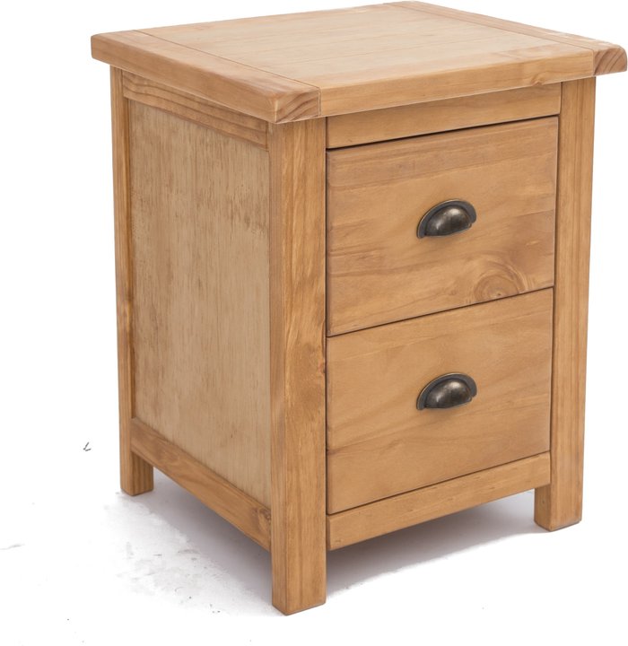 The Range | Cabinet Bits Lugo 2 Drawer Bedside Cabinet - Brown / Brass Cup Cabinet Bits Lugo 2 Drawer Bedside Cabinet - Brown / Brass Cup