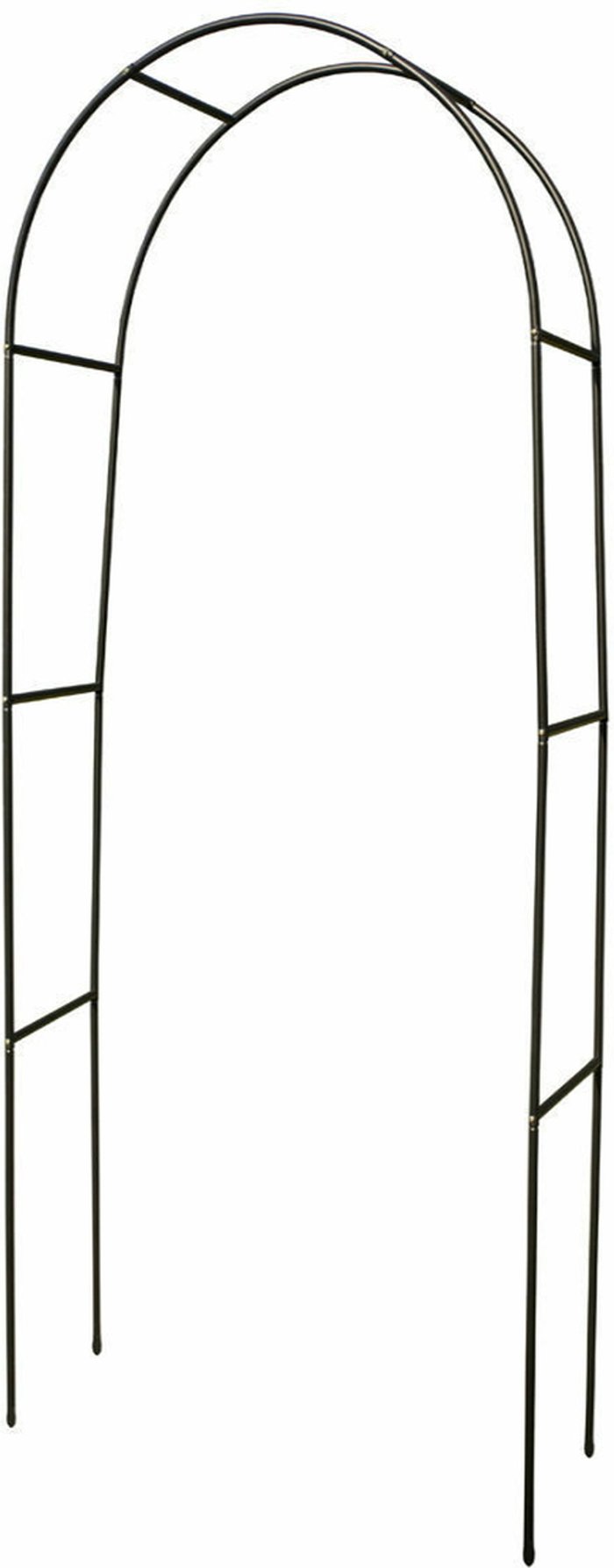 The Range | Garden Mile 2 Pack Black Metal Garden Arch Heavy Duty Archway - Black Garden Mile 2 Pack Black Metal Garden Arch Heavy Duty Archway - Black